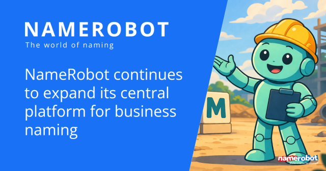 NameRobot baut die zentrale Plattform für Business Naming weiter aus