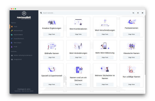 Tool-Kategorien Tool-Kategorien